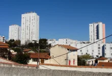 La viste les 3 tours de la castellane quartier chaud marseille