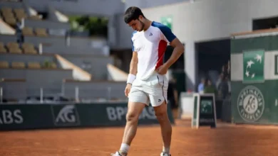 Forfait alcaraz rolland garros